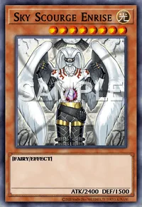 Sky Scourge Enrise, Yu-Gi-Oh! card, LIGHT