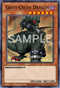 Gravi-Crush Dragon, Yu-Gi-Oh! card, DARK