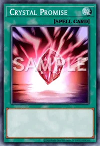 Crystal Promise, Yu-Gi-Oh! card, SPELL