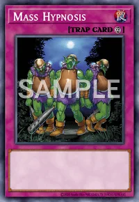Mass Hypnosis, Yu-Gi-Oh! card, TRAP