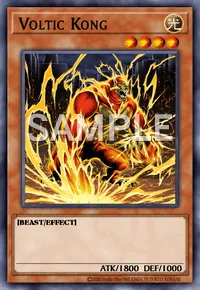 Voltic Kong, Yu-Gi-Oh! card, LIGHT