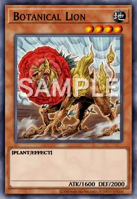 Botanical Lion, Yu-Gi-Oh! card, EARTH