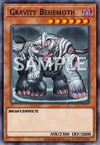 Gravity Behemoth, Yu-Gi-Oh! card, DARK