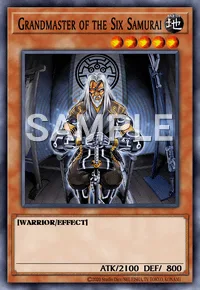Grandmaster of the Six Samurai, Yu-Gi-Oh! card, EARTH