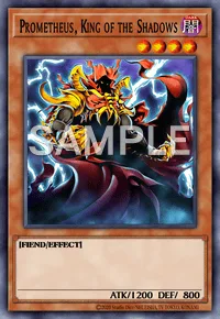 Prometheus, King of the Shadows, Yu-Gi-Oh! card, DARK