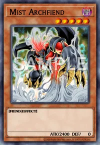 Mist Archfiend, Yu-Gi-Oh! card, DARK