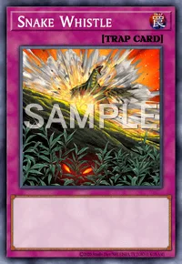 Snake Whistle, Yu-Gi-Oh! card, TRAP