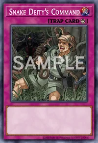 Snake Deity's Command, Yu-Gi-Oh! card, TRAP