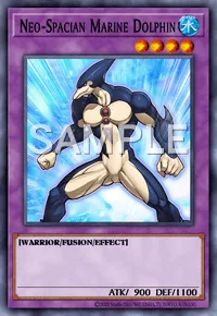 Neo-Spacian Marine Dolphin, Yu-Gi-Oh! card, WATER