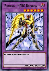 Elemental HERO Darkbright, Yu-Gi-Oh! card, DARK
