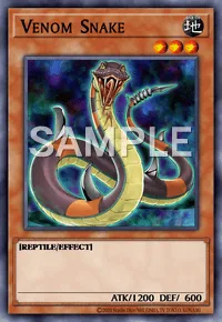 Venom Snake, Yu-Gi-Oh! card, EARTH