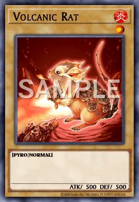 Volcanic Rat, Yu-Gi-Oh! card, FIRE