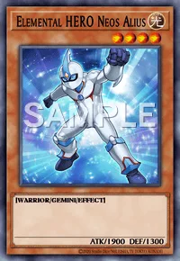Elemental HERO Neos Alius, Yu-Gi-Oh! card, LIGHT