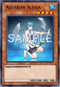 Aquarian Alessa, Yu-Gi-Oh! card, WATER