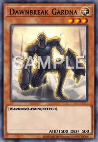 Dawnbreak Gardna, Yu-Gi-Oh! card, LIGHT