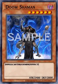 Doom Shaman, Yu-Gi-Oh! card, DARK