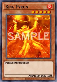 King Pyron, Yu-Gi-Oh! card, FIRE