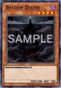Shadow Delver, Yu-Gi-Oh! card, DARK