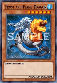 Frost and Flame Dragon, Yu-Gi-Oh! card, WATER