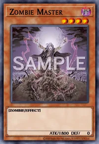 Zombie Master, Yu-Gi-Oh! card, DARK