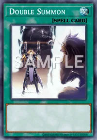 Double Summon, Yu-Gi-Oh! card, SPELL
