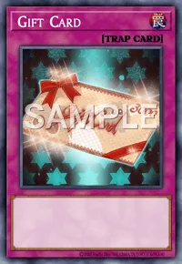 Gift Card, Yu-Gi-Oh! card, TRAP
