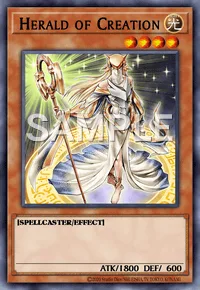 Herald of Creation, Yu-Gi-Oh! card, LIGHT