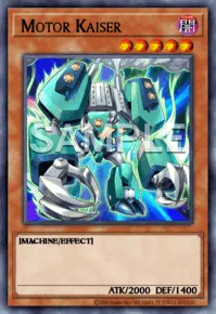 Motor Kaiser, Yu-Gi-Oh! card, DARK