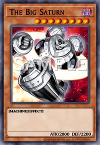 The Big Saturn, Yu-Gi-Oh! card, DARK