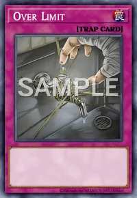 Over Limit, Yu-Gi-Oh! card, TRAP