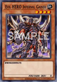Evil HERO Infernal Gainer, Yu-Gi-Oh! card, EARTH