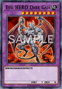 Evil HERO Dark Gaia, Yu-Gi-Oh! card, EARTH