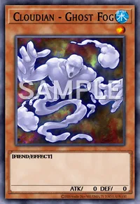 Cloudian - Ghost Fog, Yu-Gi-Oh! card, WATER