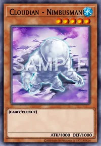 Cloudian - Nimbusman, Yu-Gi-Oh! card, WATER