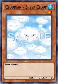 Cloudian - Sheep Cloud, Yu-Gi-Oh! card, WATER