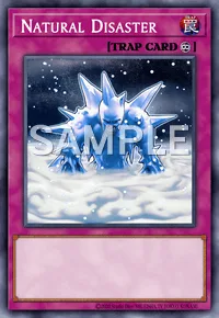 Natural Disaster, Yu-Gi-Oh! card, TRAP