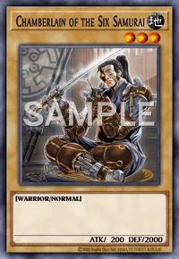 Chamberlain of the Six Samurai, Yu-Gi-Oh! card, EARTH