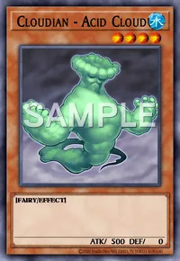 Cloudian - Acid Cloud, Yu-Gi-Oh! card, WATER