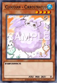 Cloudian - Cirrostratus, Yu-Gi-Oh! card, WATER