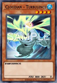 Cloudian - Turbulence, Yu-Gi-Oh! card, WATER