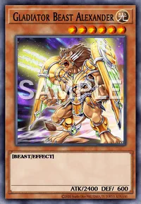 Gladiator Beast Alexander, Yu-Gi-Oh! card, LIGHT