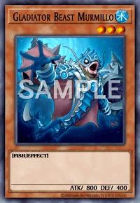 Gladiator Beast Murmillo, Yu-Gi-Oh! card, WATER