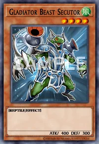 Gladiator Beast Secutor, Yu-Gi-Oh! card, WIND