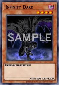 Infinity Dark, Yu-Gi-Oh! card, DARK