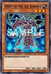 Spirit of the Six Samurai, Yu-Gi-Oh! card, EARTH