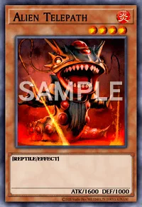 Alien Telepath, Yu-Gi-Oh! card, FIRE