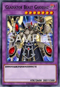 Gladiator Beast Gaiodiaz, Yu-Gi-Oh! card, DARK