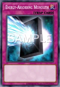 Energy-Absorbing Monolith, Yu-Gi-Oh! card, TRAP