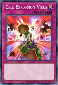Cell Explosion Virus, Yu-Gi-Oh! card, TRAP