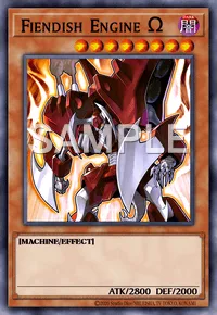 Fiendish Engine Ω, Yu-Gi-Oh! card, DARK